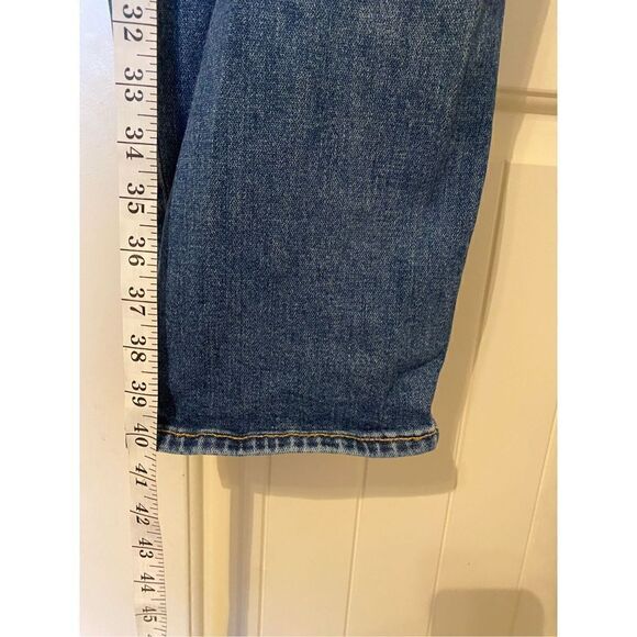 Old Navy Sky-Hi Straight Button Fly Medium Wash Jeans - Size 16 - Picture 6 of 10